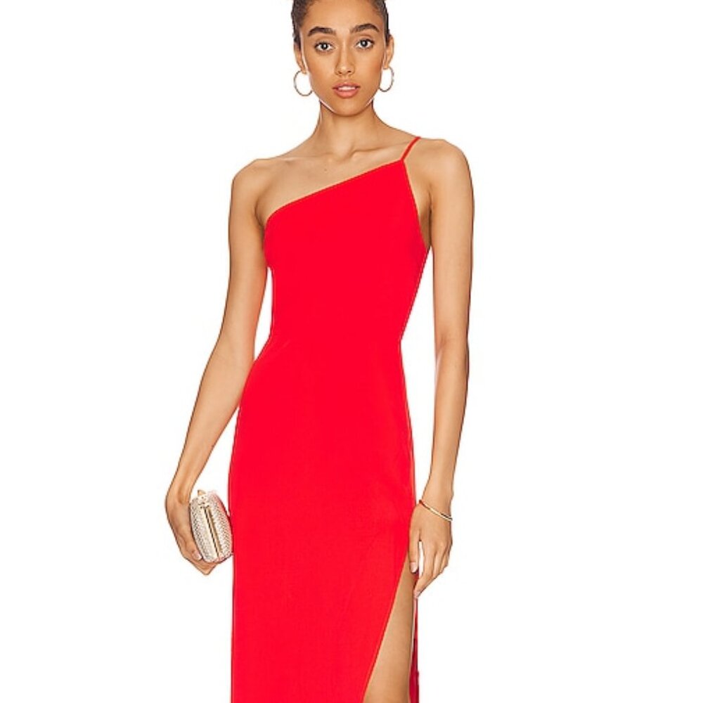 Lovers and Friends Red Lazo Gown, Size L – Excellent Condition